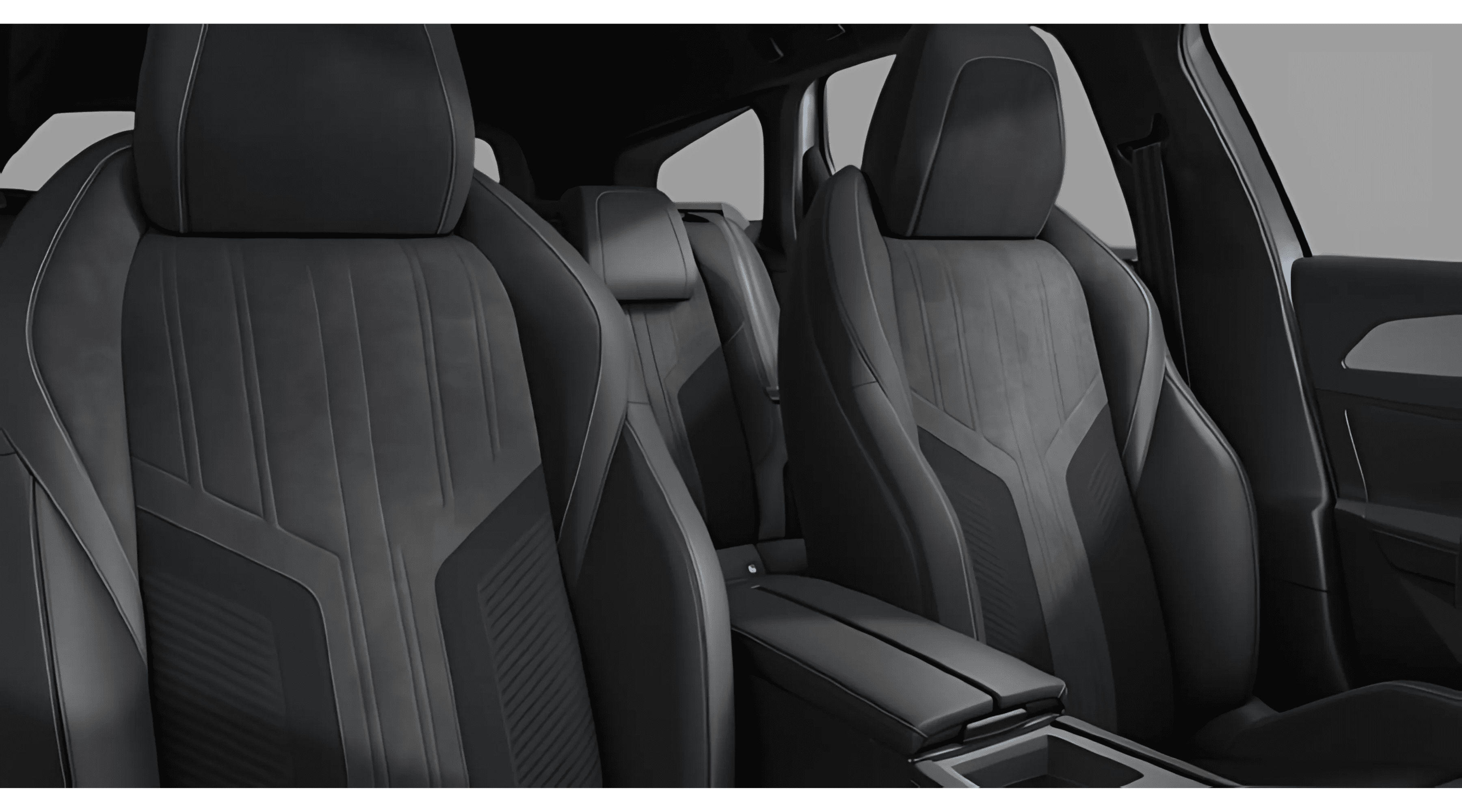 Ansicht der Frontsitze eines Peugeot 308