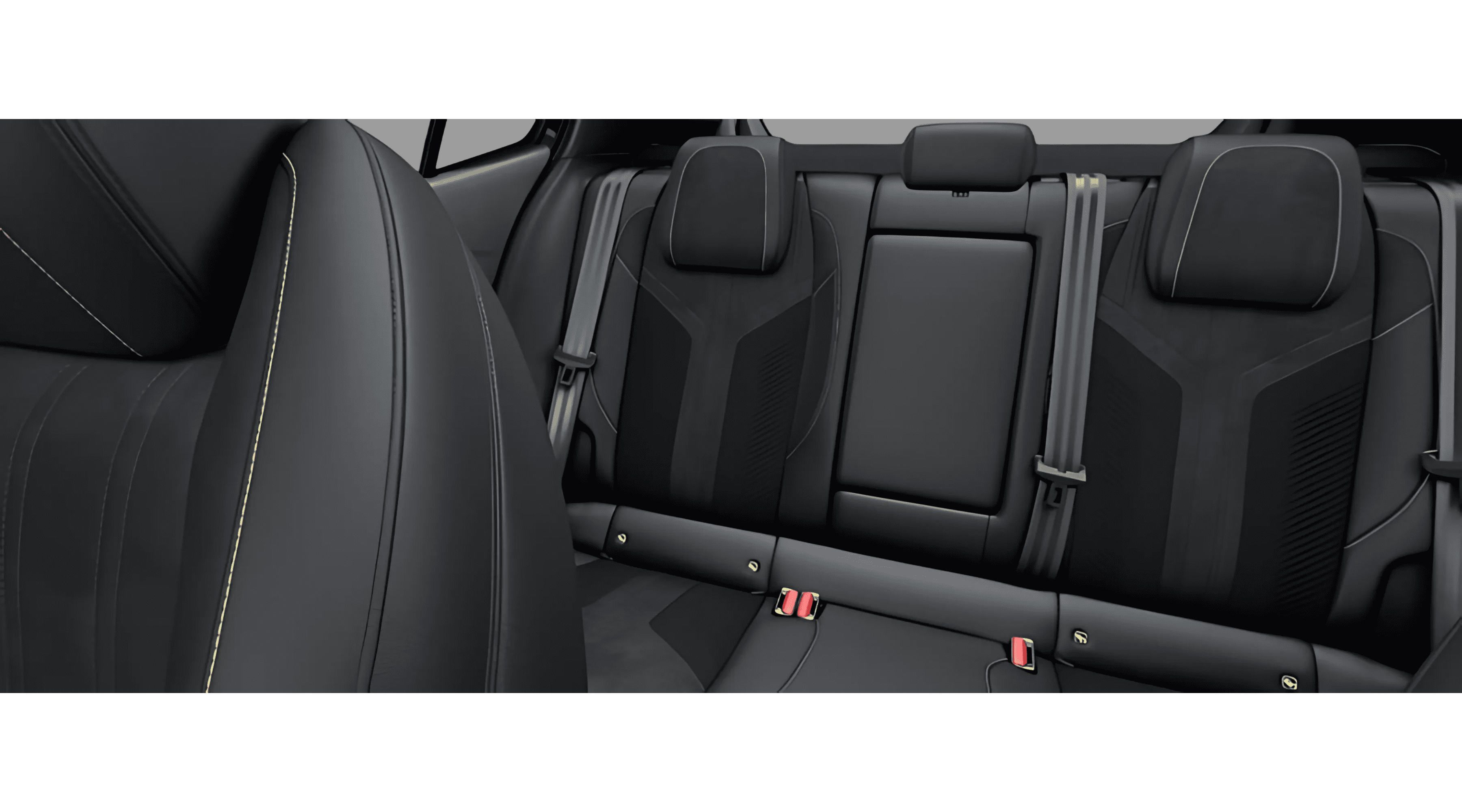 Ansicht der Rücksitze eines Peugeot 408