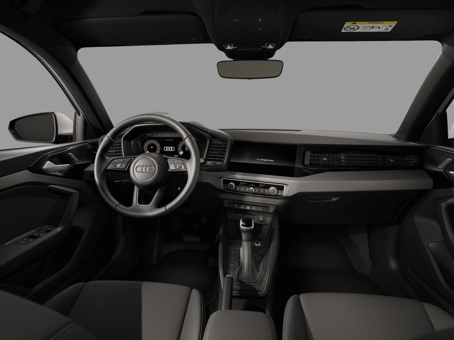 Ansicht des Armaturenbretts eines Audi A1