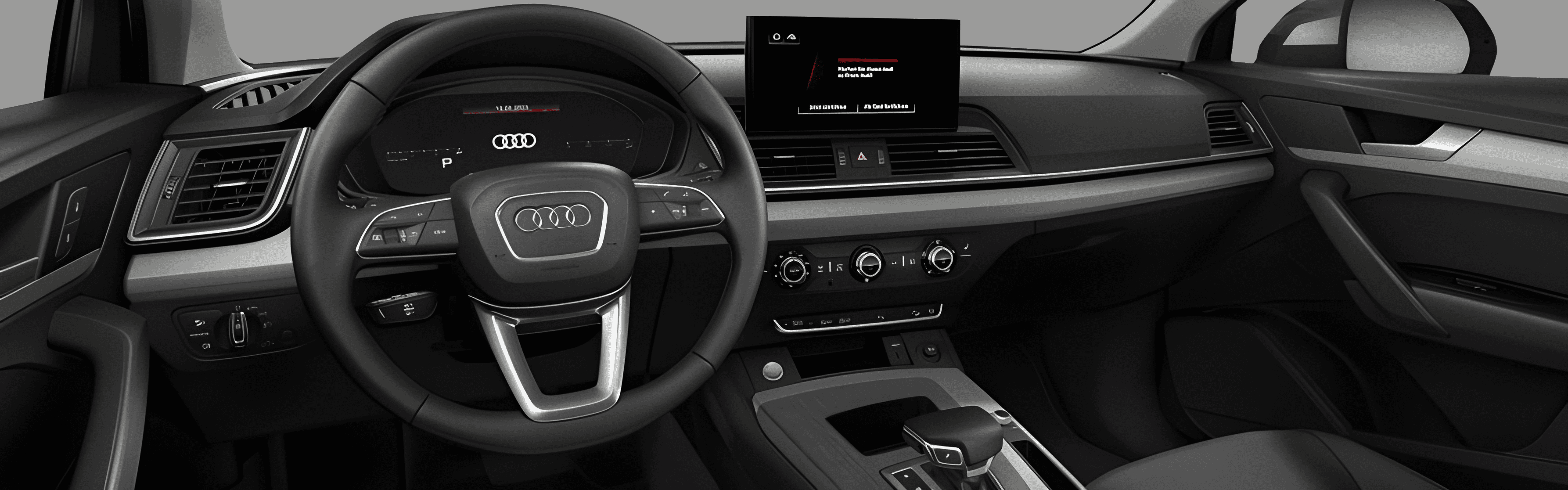 Ansicht des Armaturenbretts eines Audi Q5