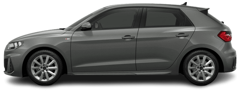 Seitenansicht eines Audi A1