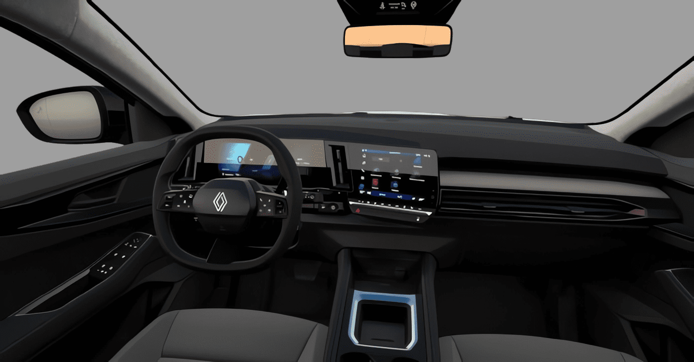 Ansicht des Armaturenbretts eines Renault Austral