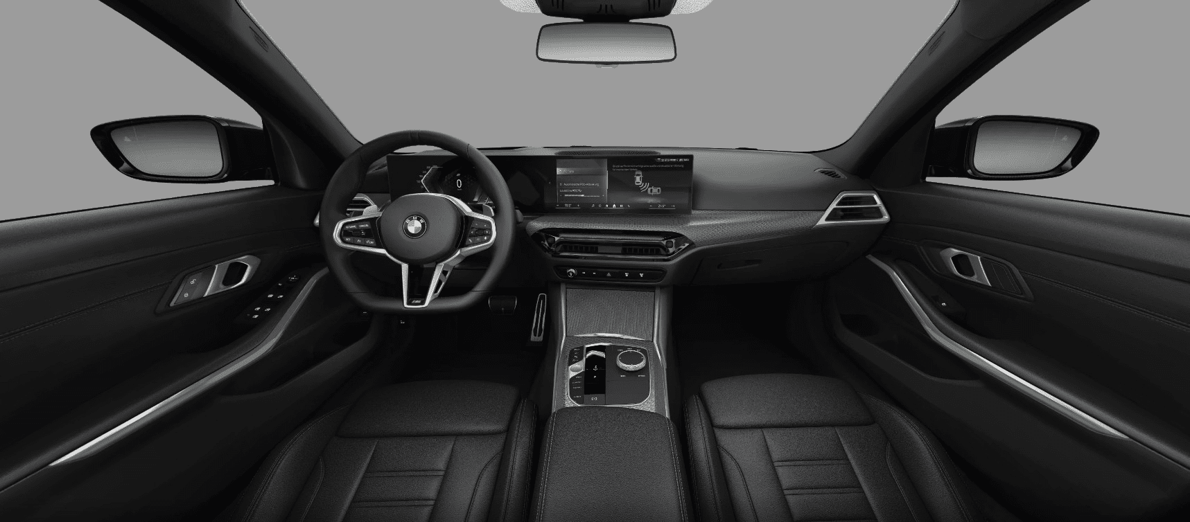 Ansicht des Armaturenbretts eines BMW 3er-Reihe