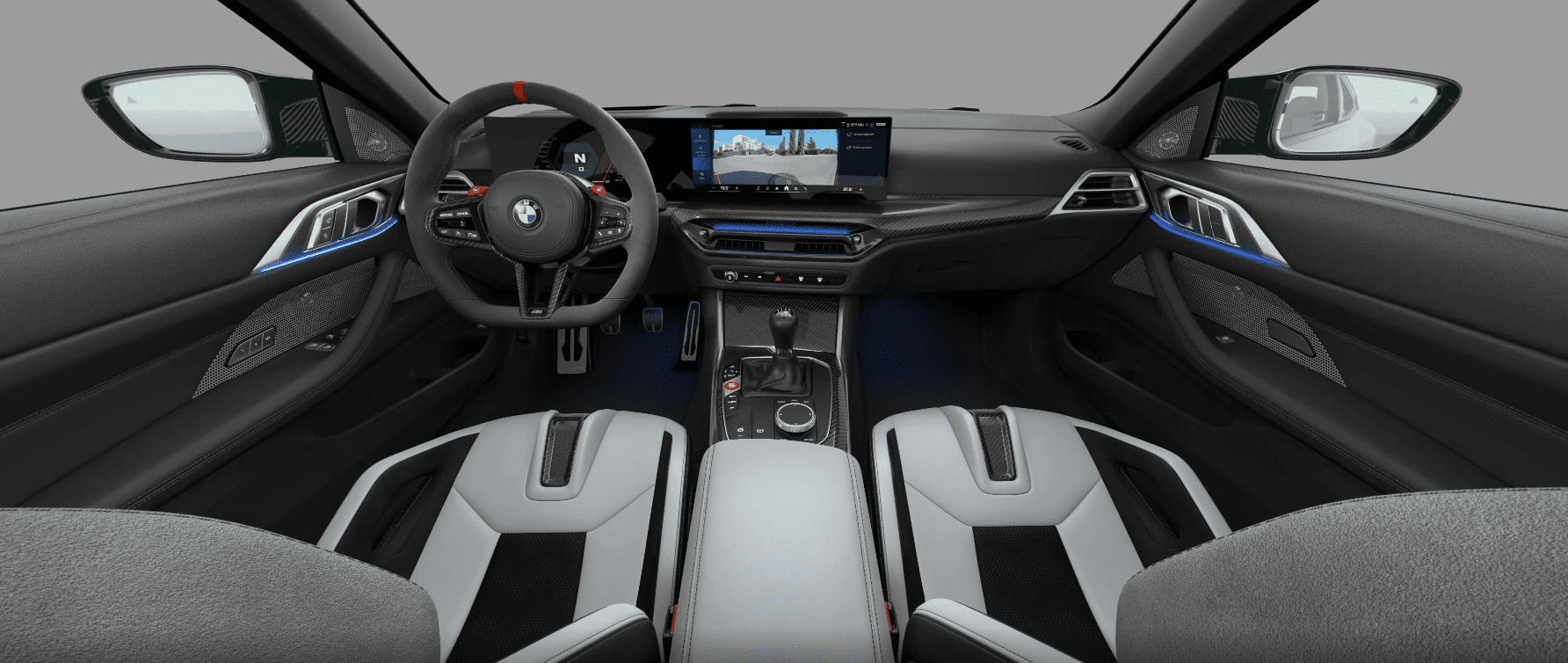 Ansicht des Armaturenbretts eines BMW 4er-Reihe