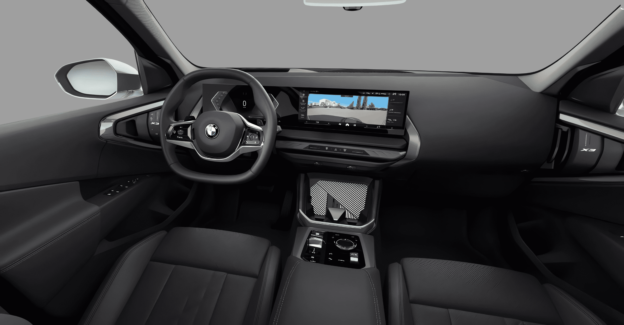 Ansicht des Armaturenbretts eines BMW X3