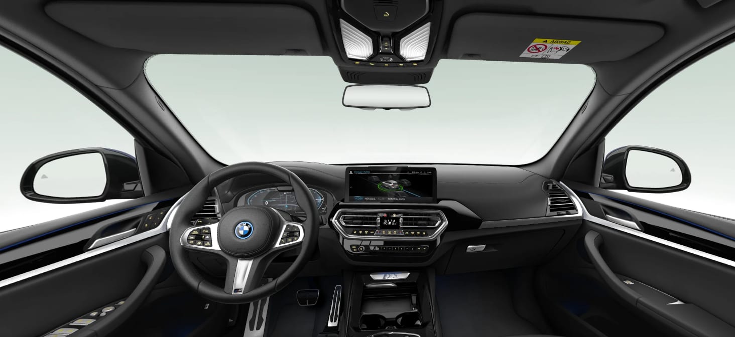 Armaturenbrett eines BMW ix3