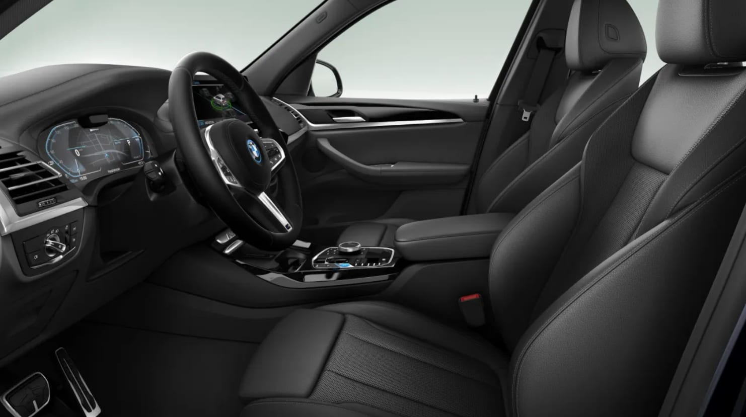 Vordersitze eines BMW ix3