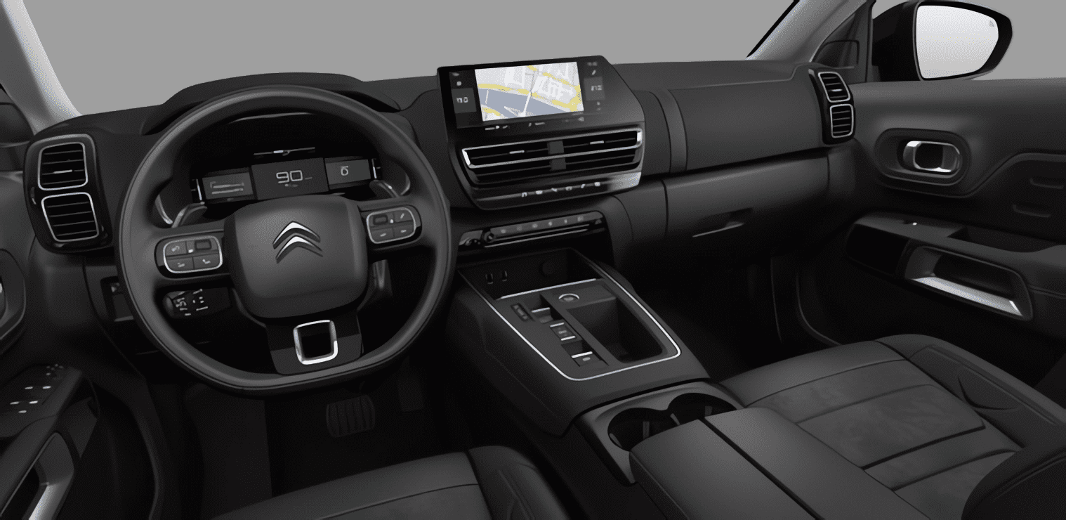 Ansicht des Armaturenbretts eines Citroën C5 Aircross