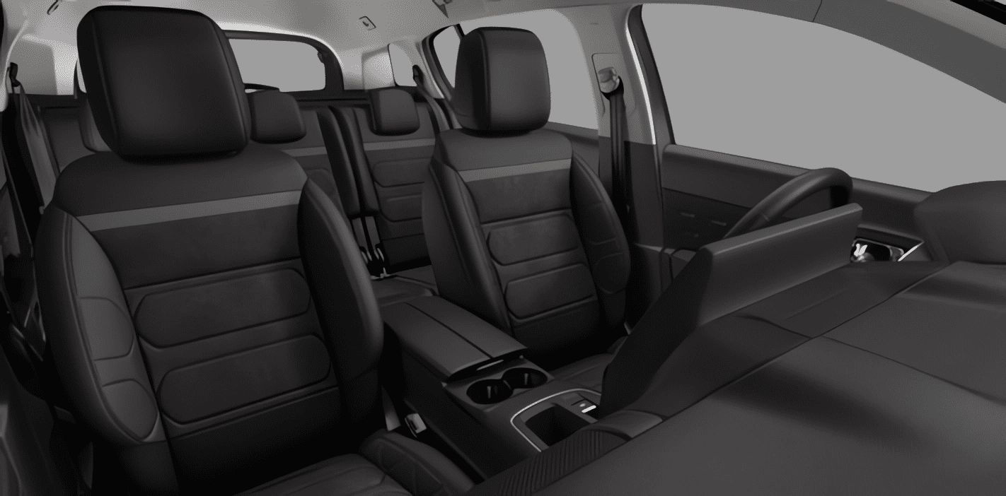 Ansicht der Frontsitze eines Citroën C5 Aircross