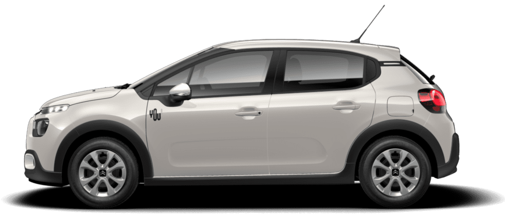 Seitenansicht eines Citroën C3