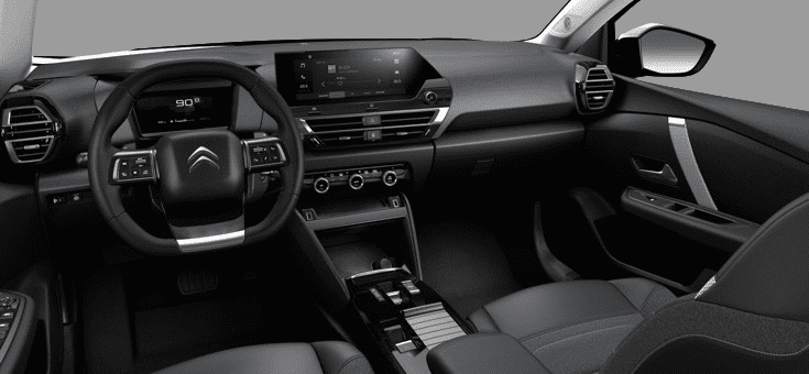Ansicht des Armaturenbretts eines Citroën C4 X