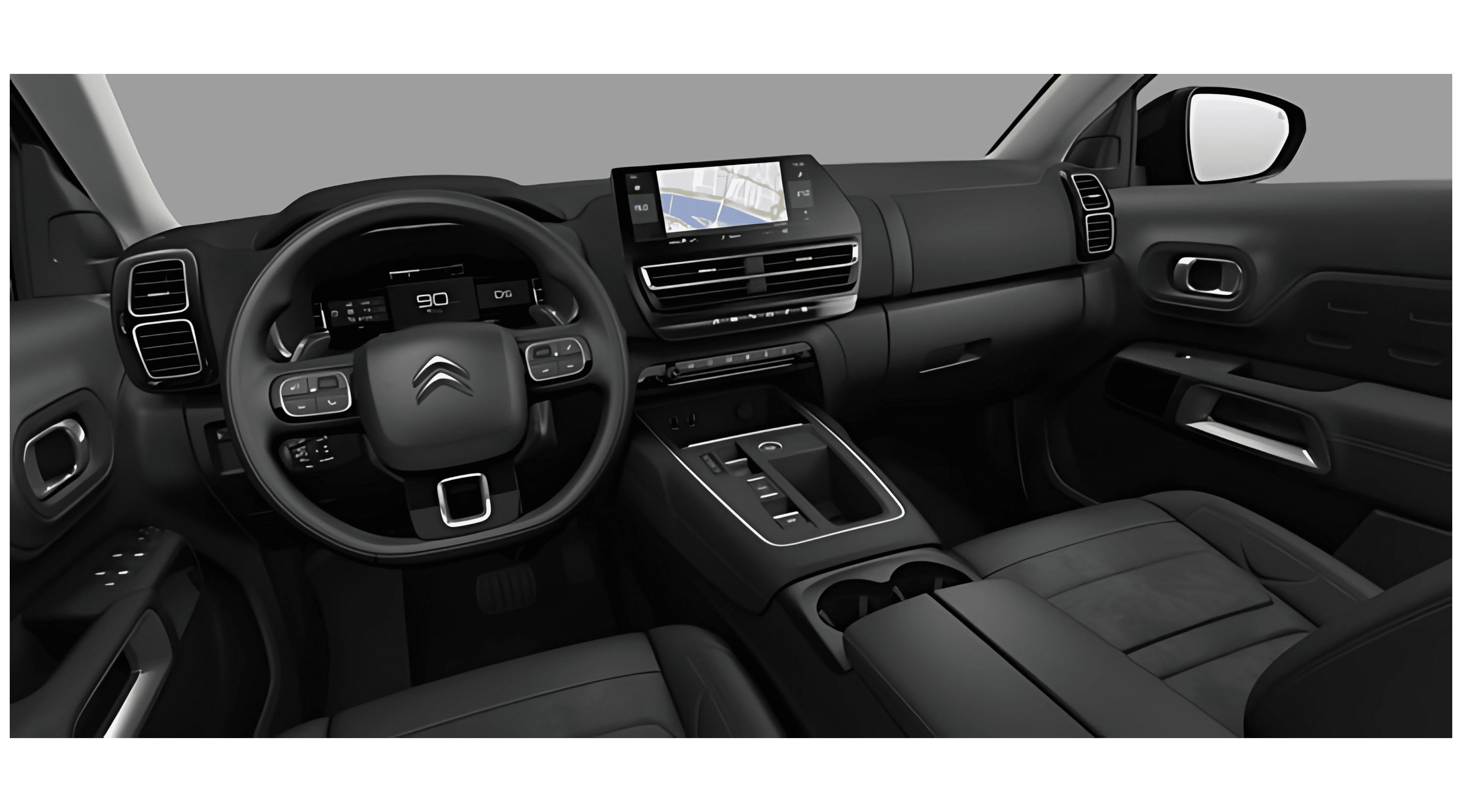 Ansicht des Armaturenbretts eines Citroën C5 Aircross