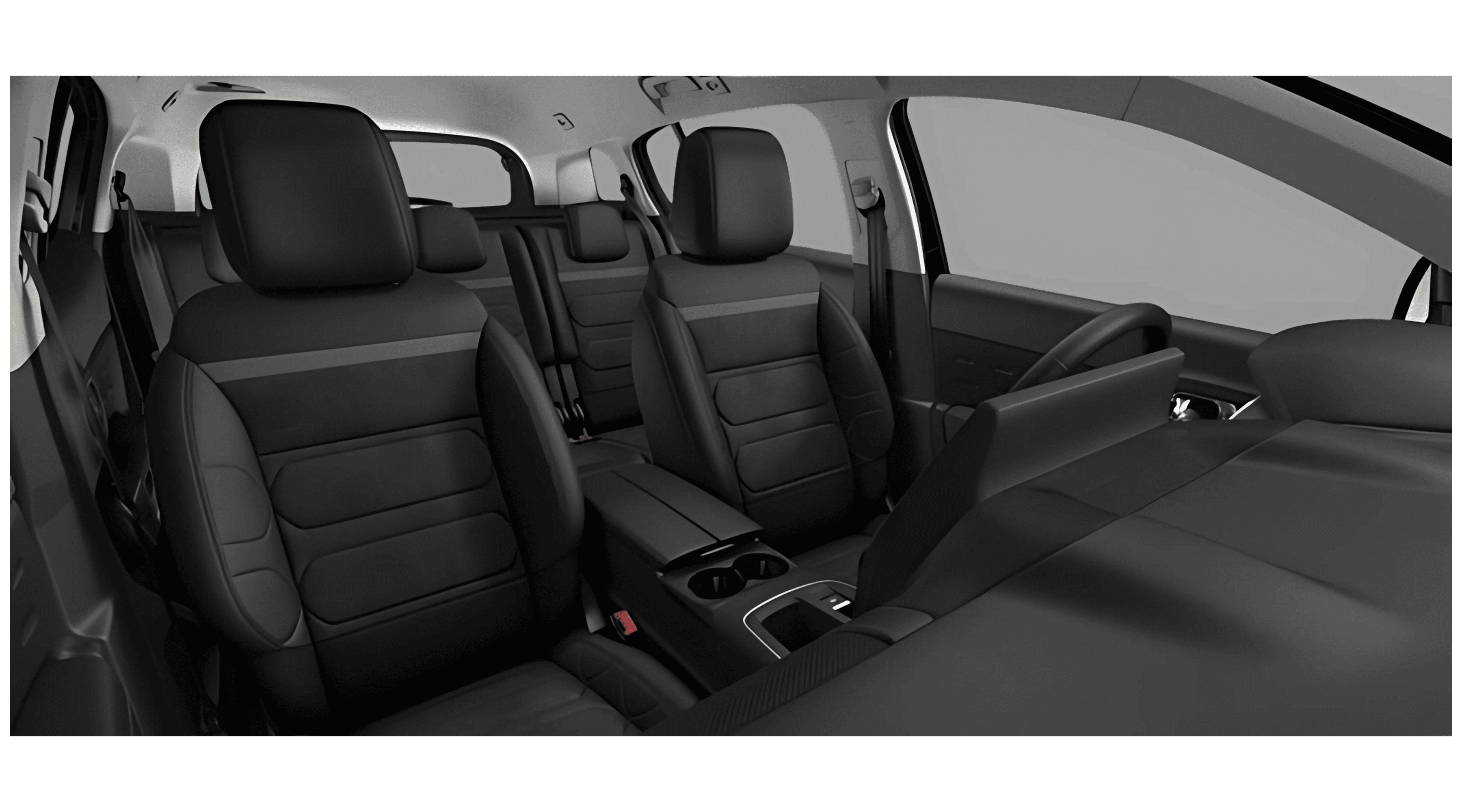 Ansicht der Rücksitze eines Citroën C5 Aircross