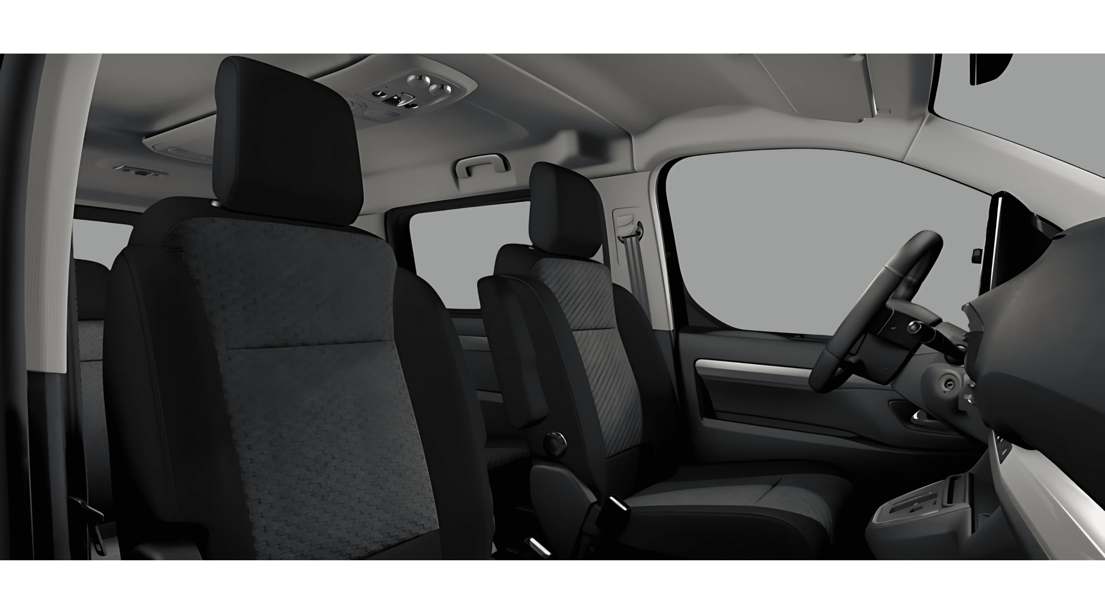 Ansicht der Frontsitze eines Citroën SpaceTourer