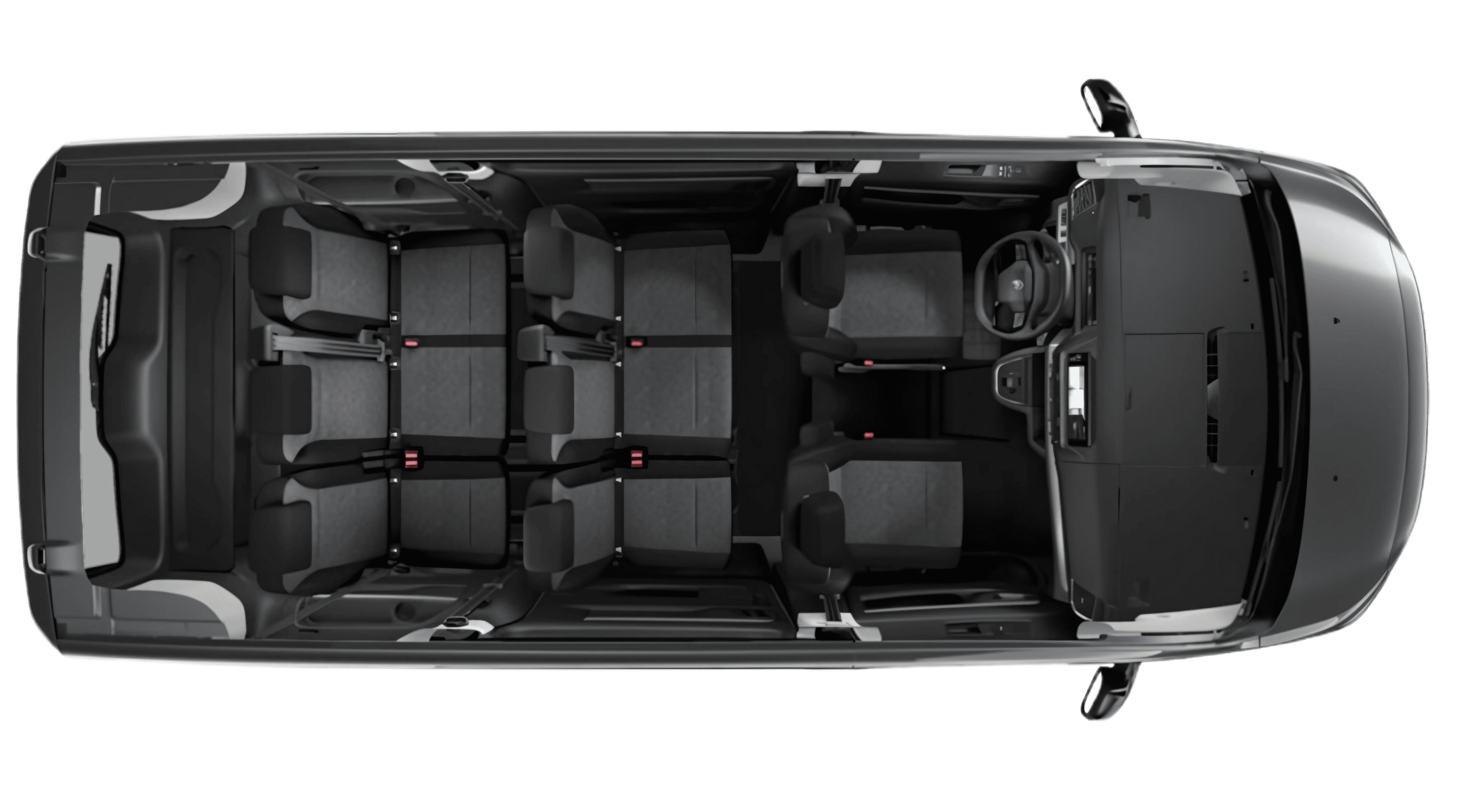 Rücksitzbank eines Citroën SpaceTourer