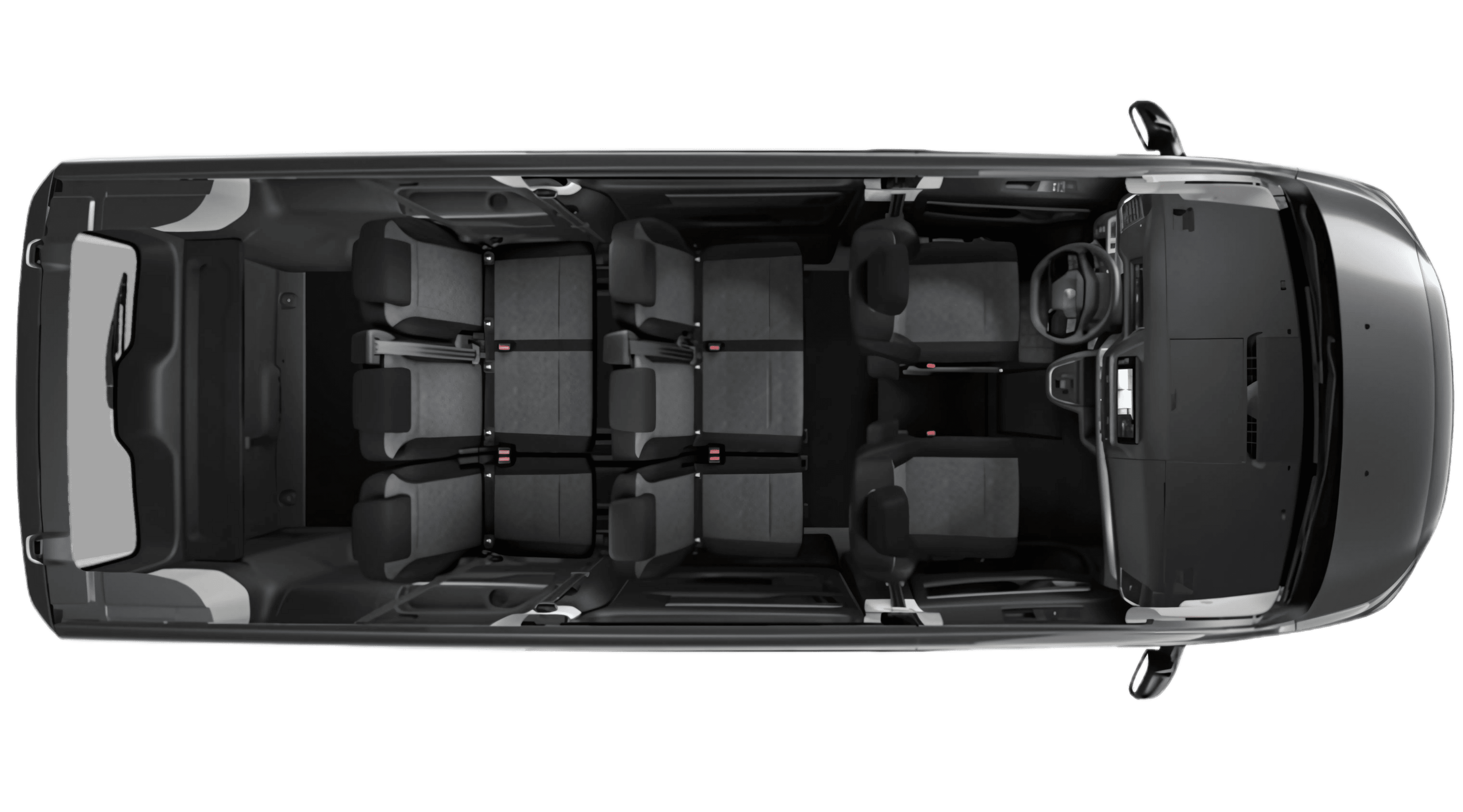 Rücksitzbank eines Citroën SpaceTourer