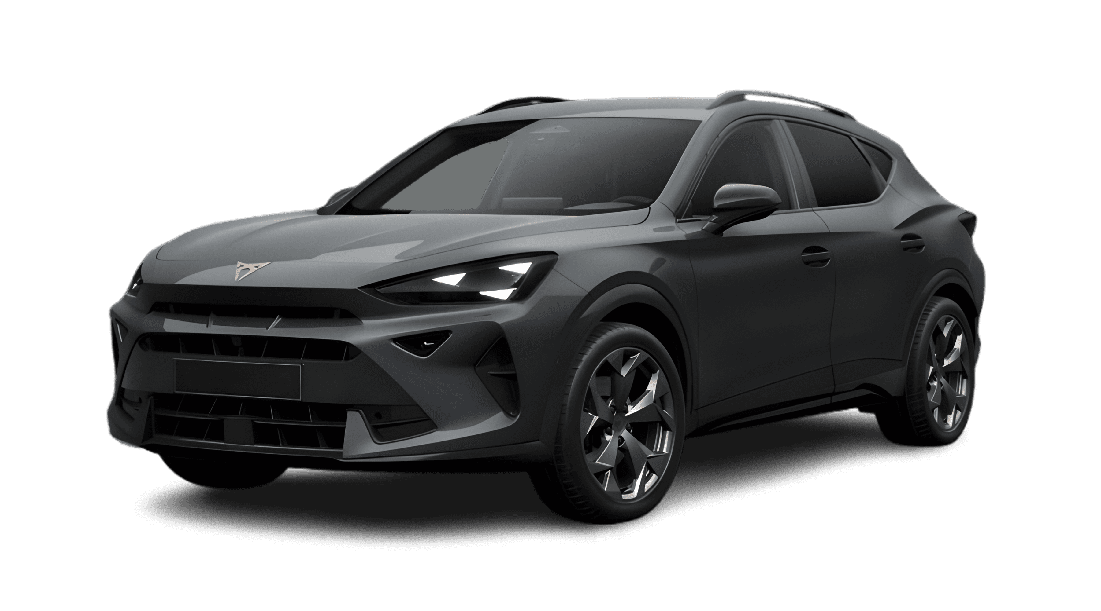 Schräge Frontansicht eines CUPRA Formentor, freigestellt