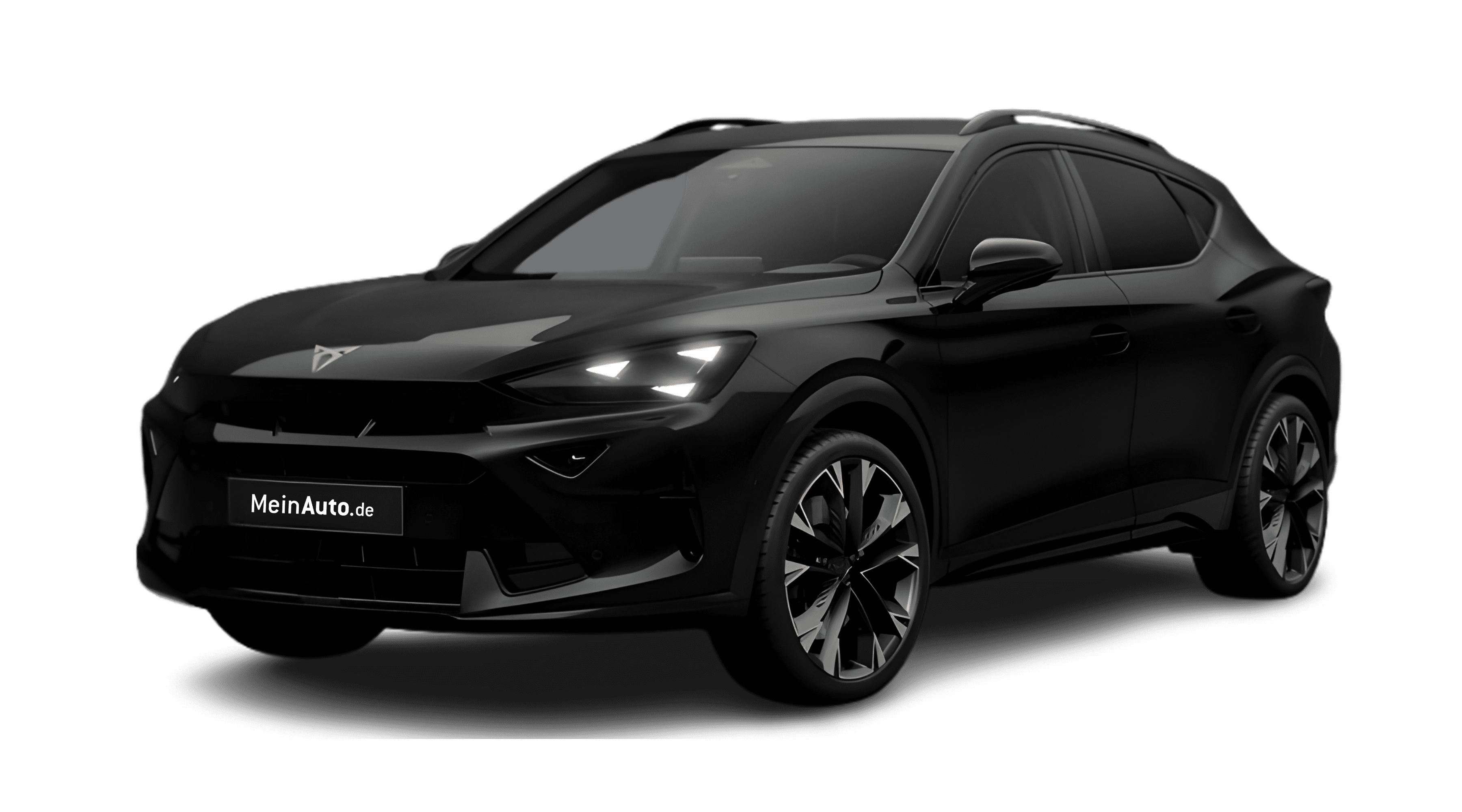 Schräge Frontansicht eines CUPRA Formentor, freigestellt