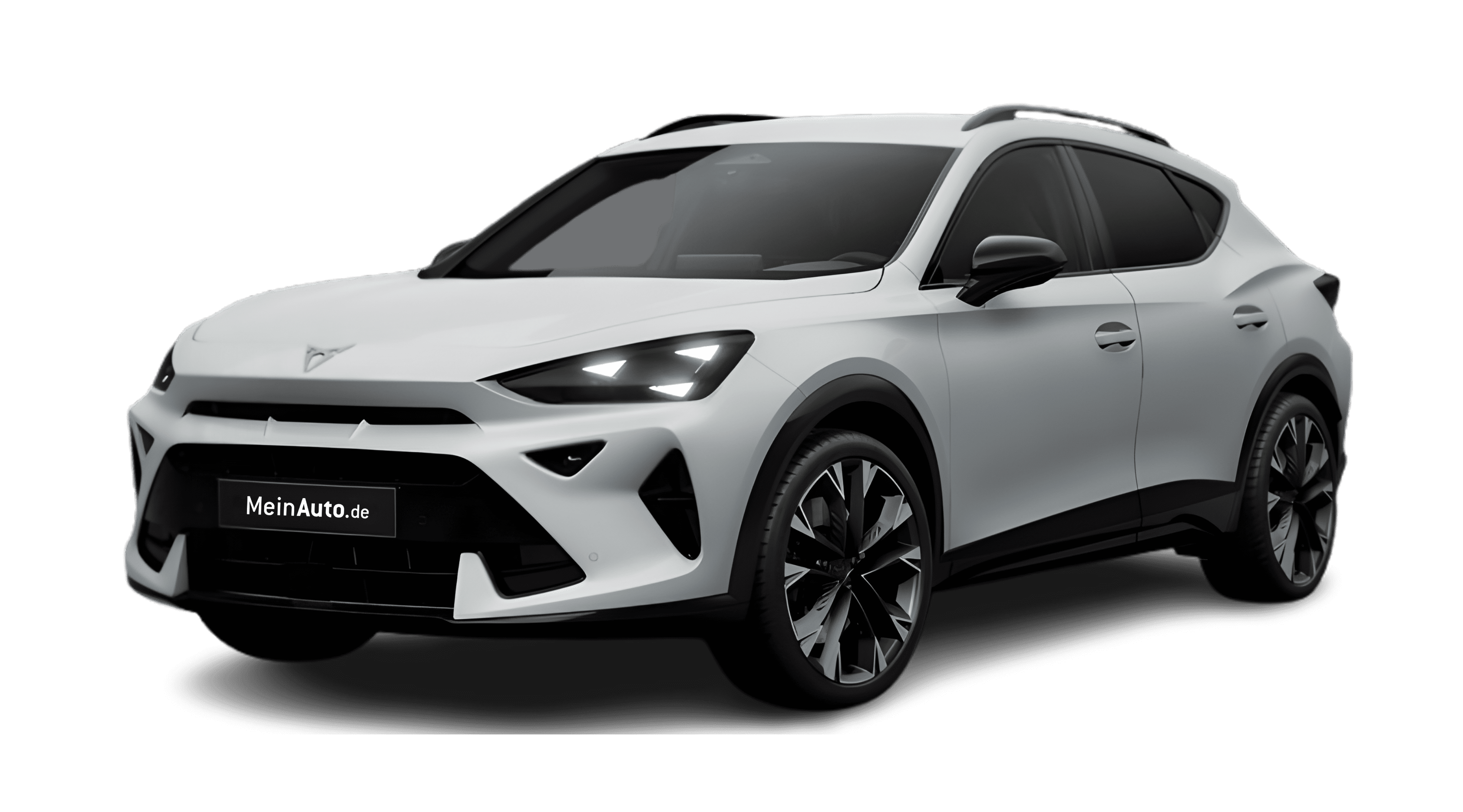 Schräge Frontansicht eines CUPRA Formentor, freigestellt