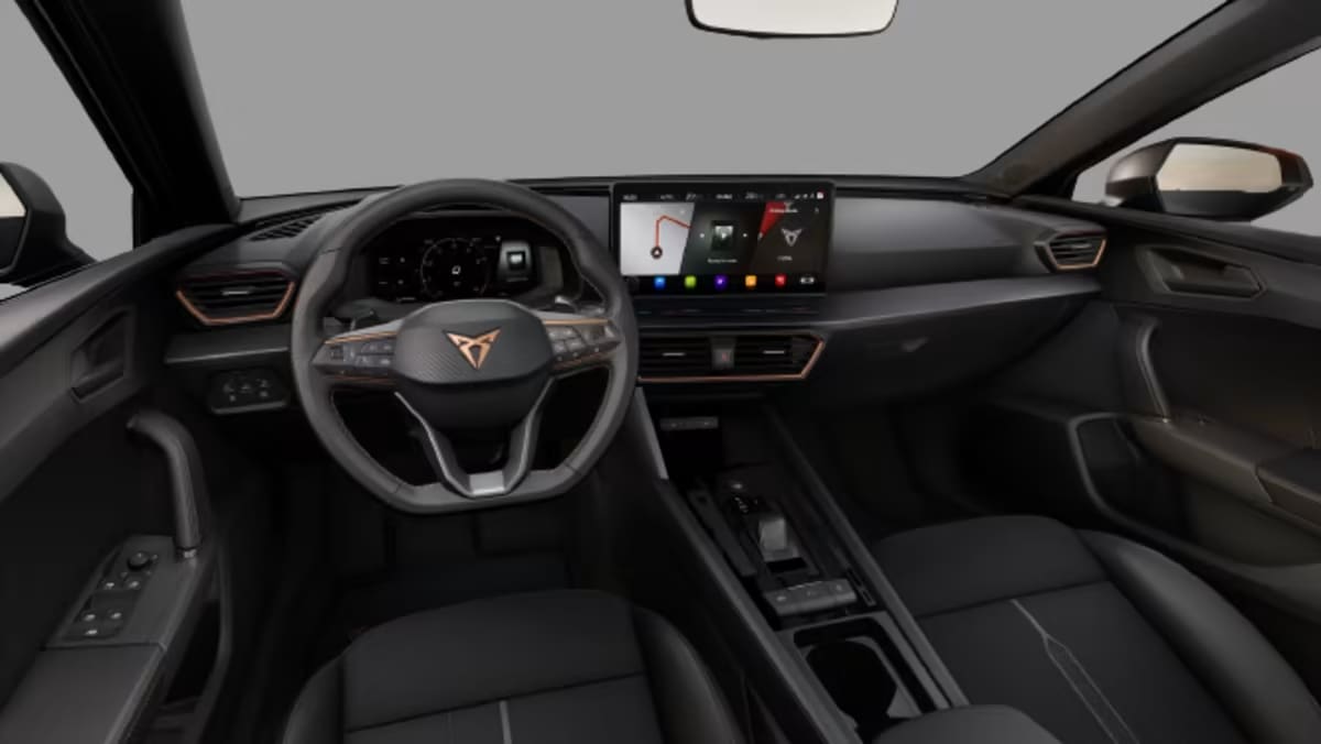 Ansicht des Armaturenbretts eines CUPRA Leon