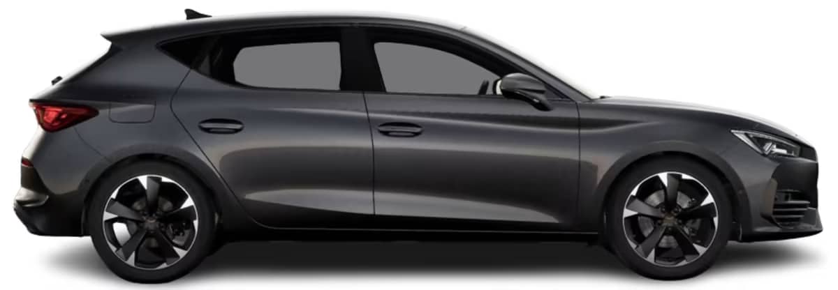 Seitenansicht eines CUPRA Leon