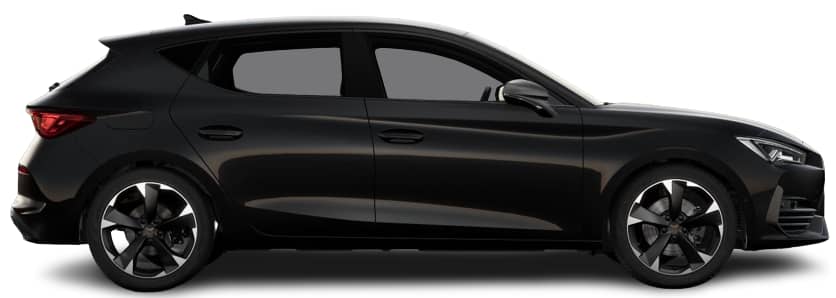 Seitenansicht eines CUPRA Leon