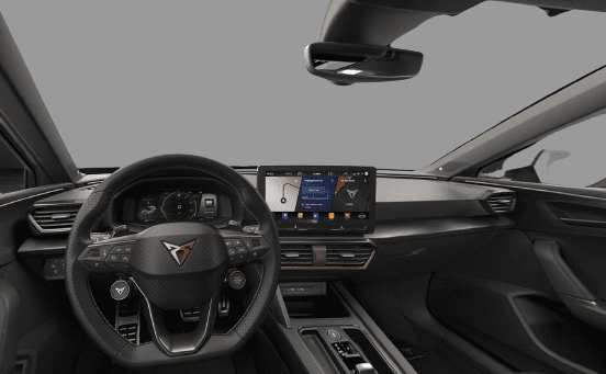 Ansicht des Armaturenbretts eines CUPRA Leon