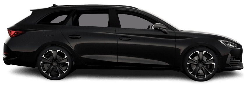 Seitenansicht eines CUPRA Leon
