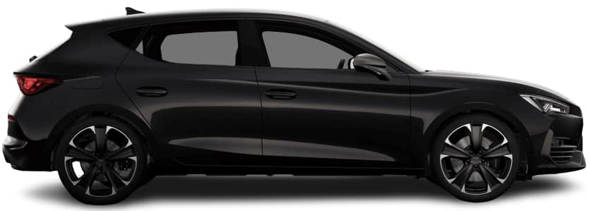 Seitenansicht eines CUPRA Leon