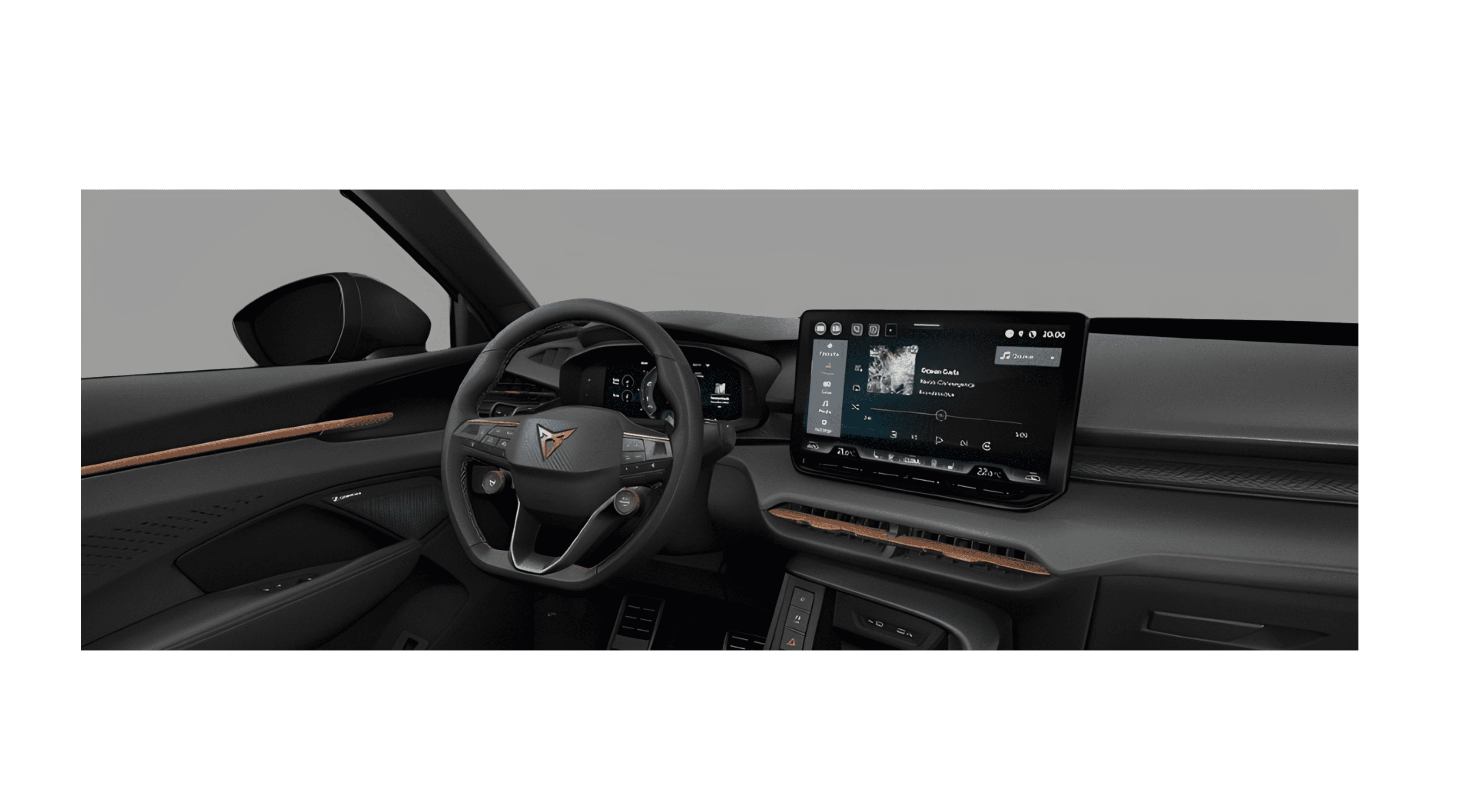 Ansicht des Armaturenbretts eines CUPRA Terramar