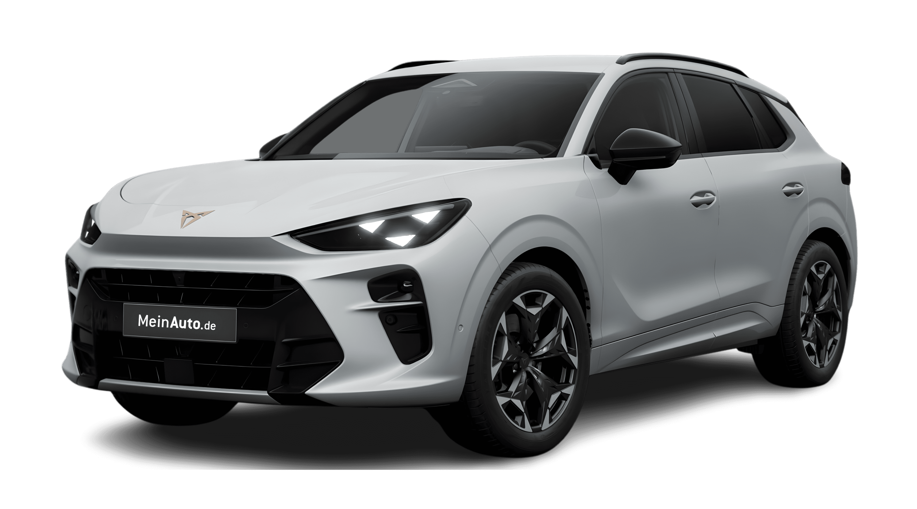 Schräge Frontansicht eines CUPRA Terramar, freigestellt