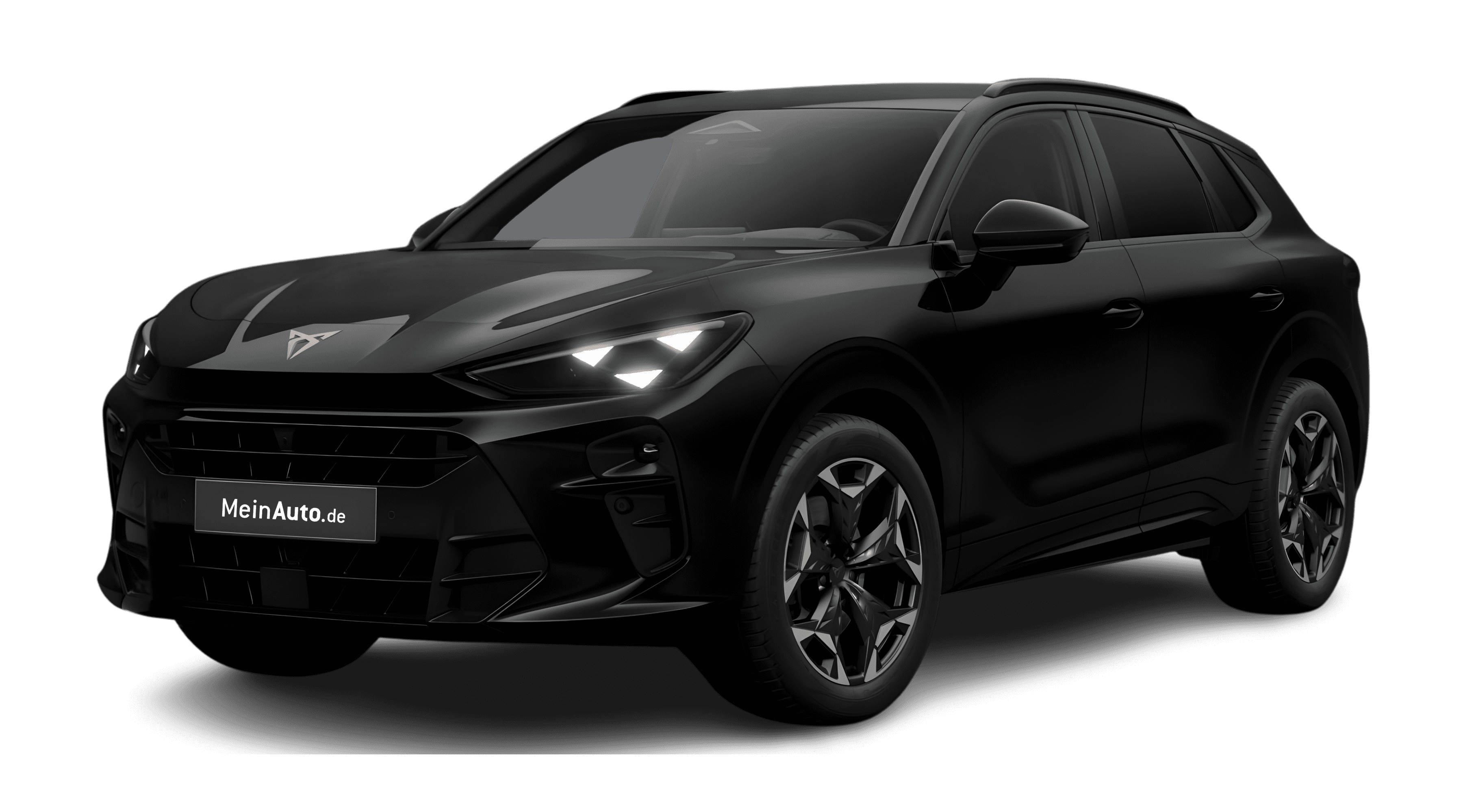 Schräge Frontansicht eines CUPRA Terramar, freigestellt