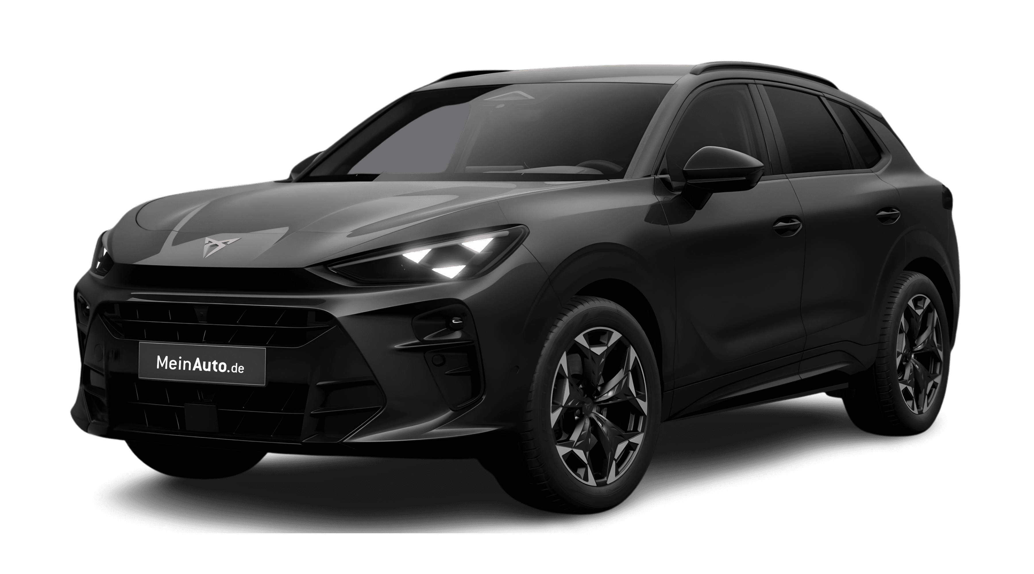 Schräge Frontansicht eines CUPRA Terramar, freigestellt