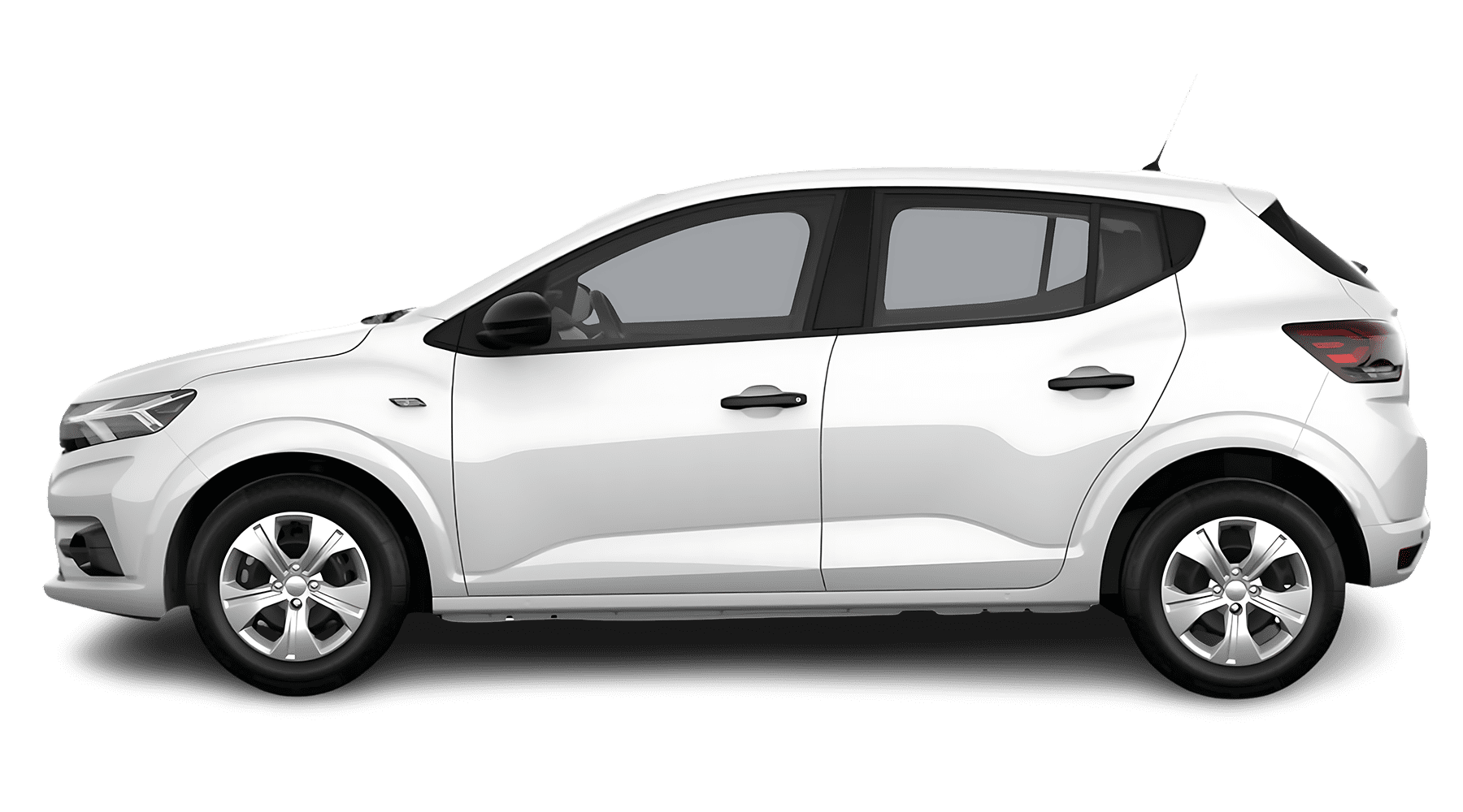 Seitenansicht eines Dacia Sandero