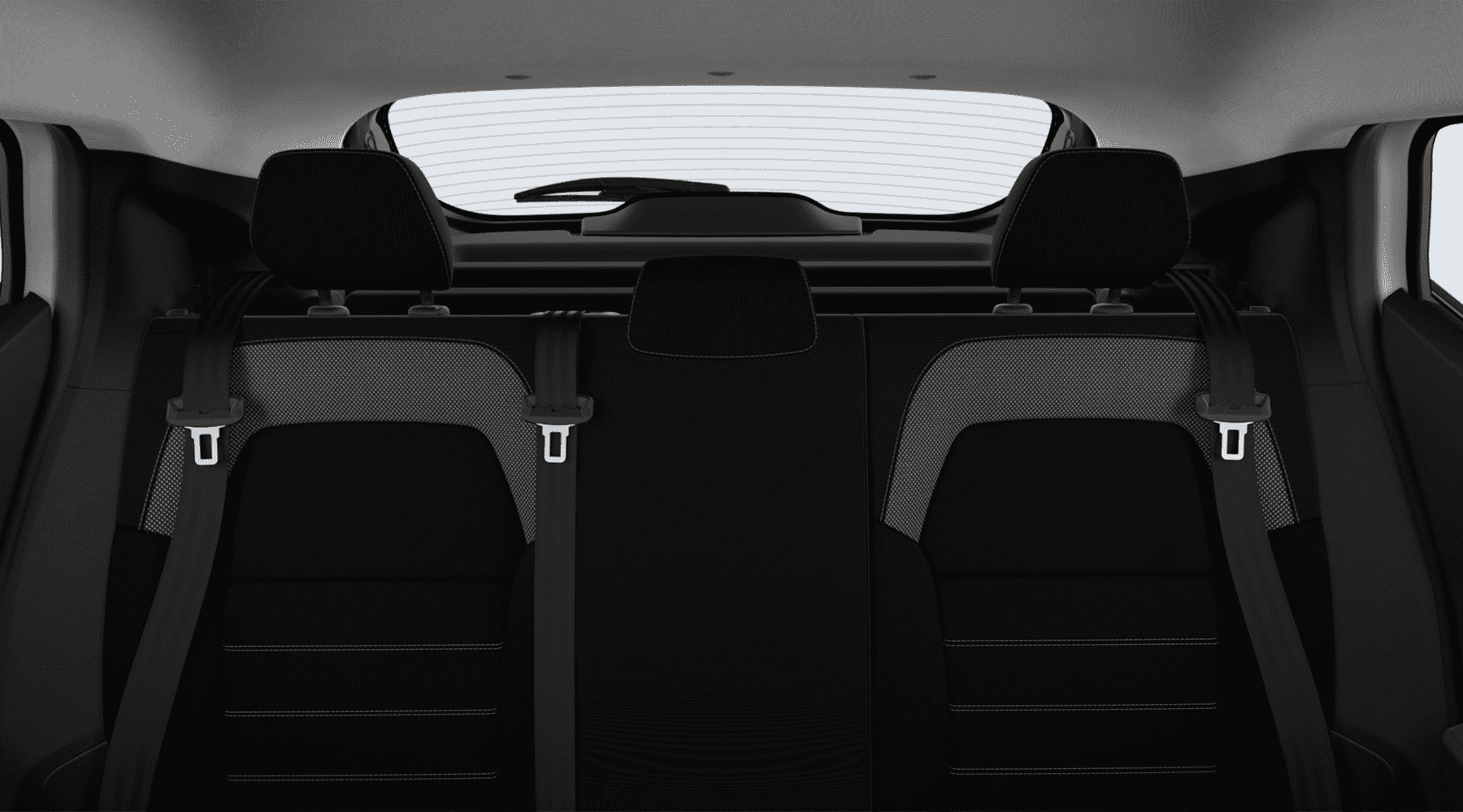 Ansicht der Rücksitze eines Dacia Sandero