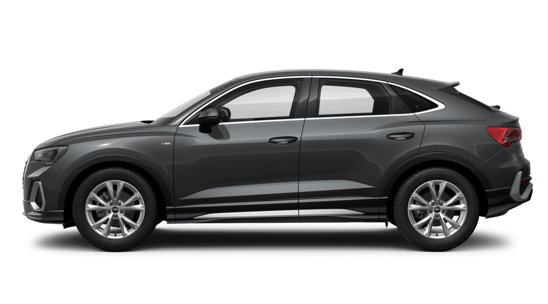 Seitenansicht eines Audi Q3