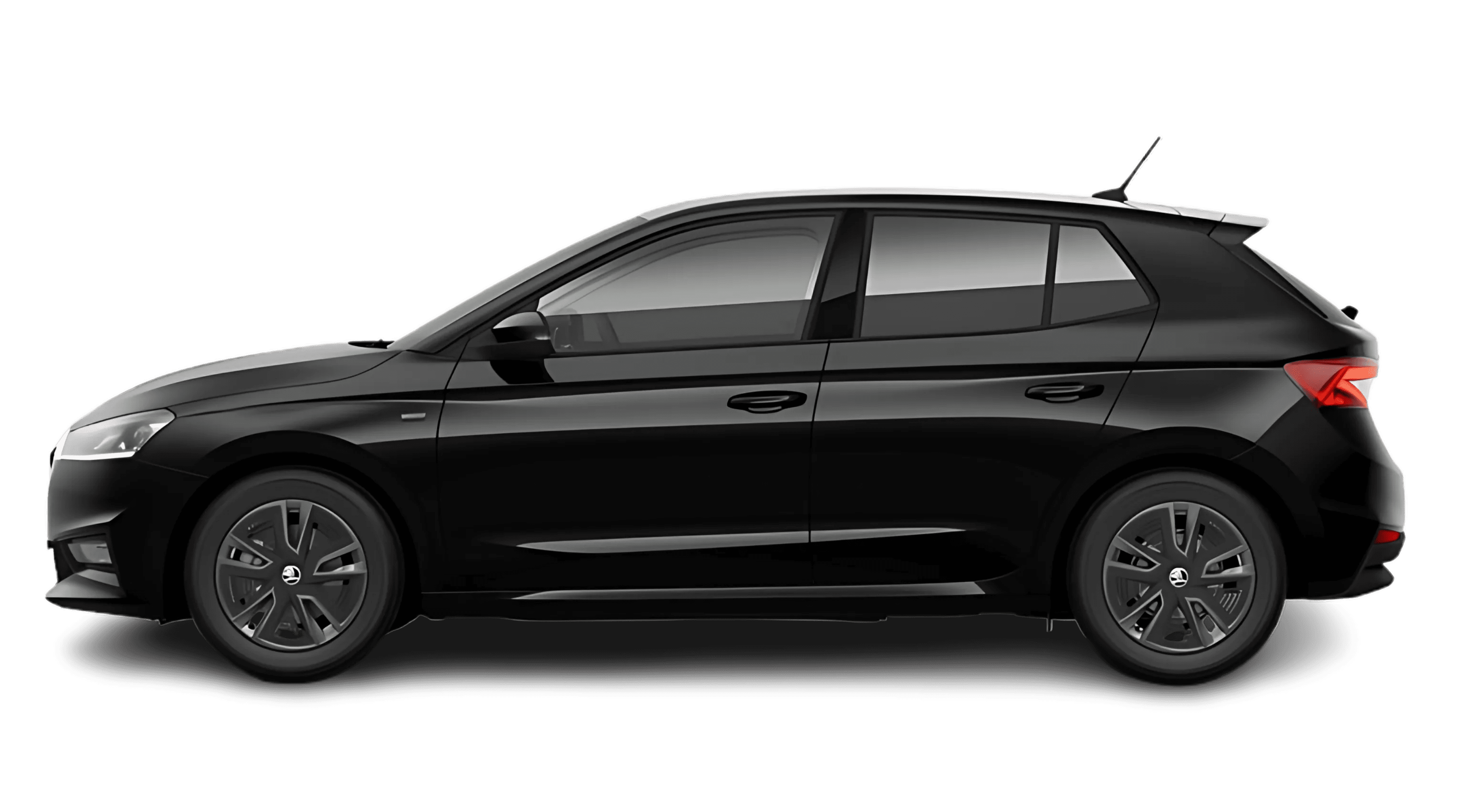 Seitenansicht eines Skoda Fabia