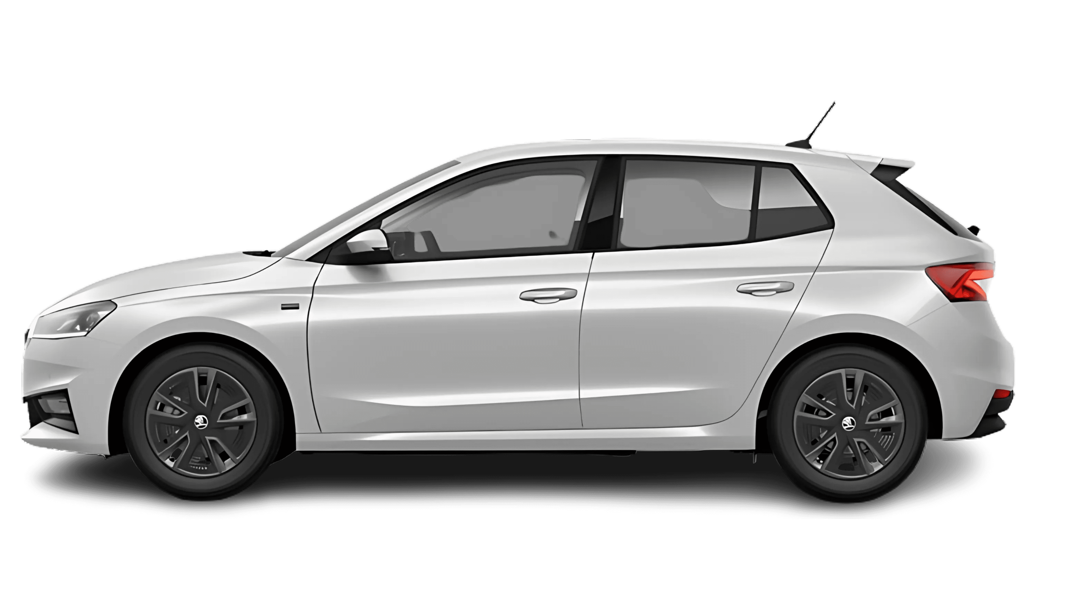 Seitenansicht eines Skoda Fabia