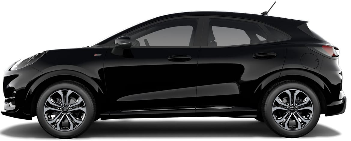 Seitenansicht eines Ford Puma
