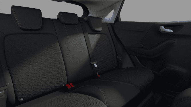 Ansicht der Rücksitze eines Ford Puma