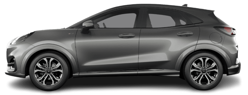 Seitenansicht eines Ford Puma