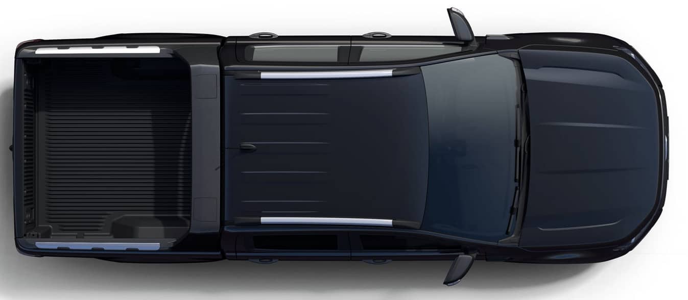 Ansicht des Kofferraums eines Ford Ranger