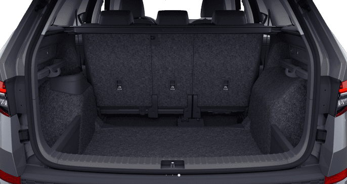 Ansicht des Kofferraums eines Skoda Kodiaq