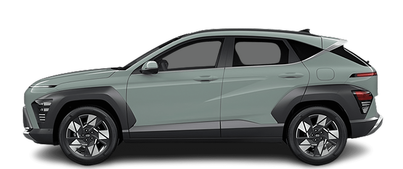 Seitenansicht eines Hyundai Kona