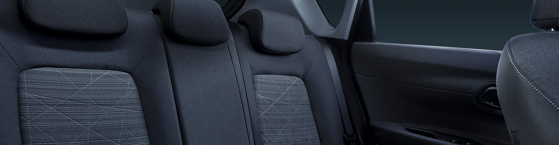 Ansicht der Rücksitze eines Hyundai Bayon