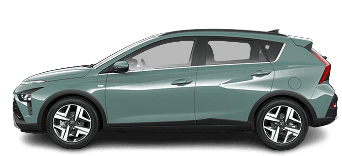 Seitenansicht eines Hyundai Bayon