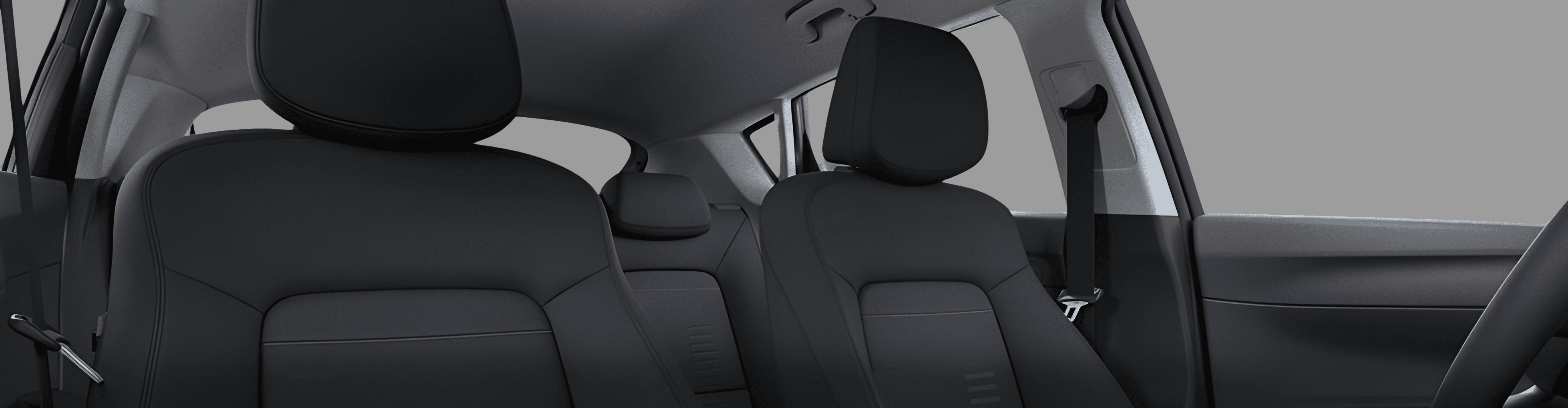 Ansicht der Frontsitze eines Hyundai Bayon