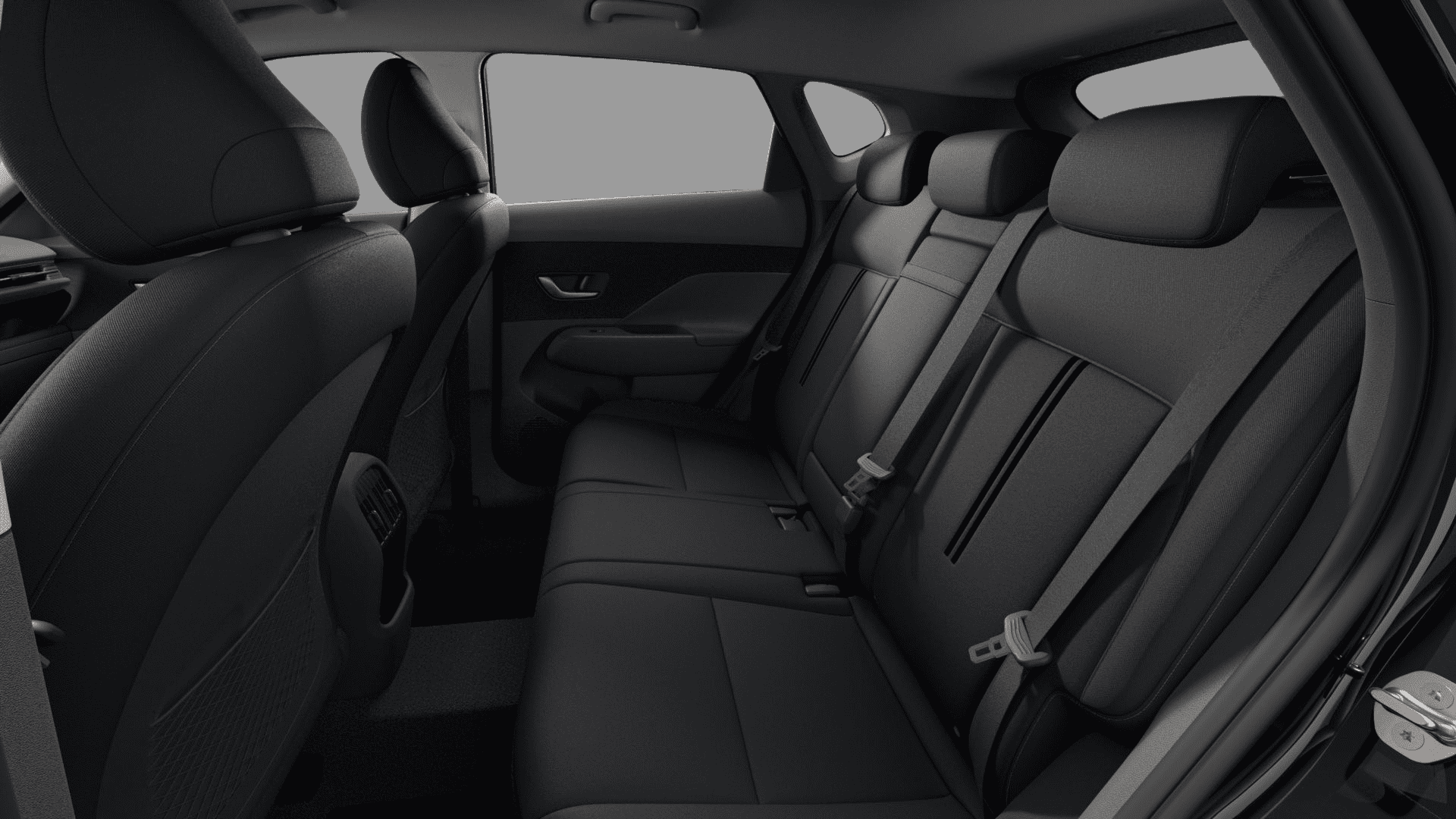 Ansicht der Rücksitze eines Hyundai Kona