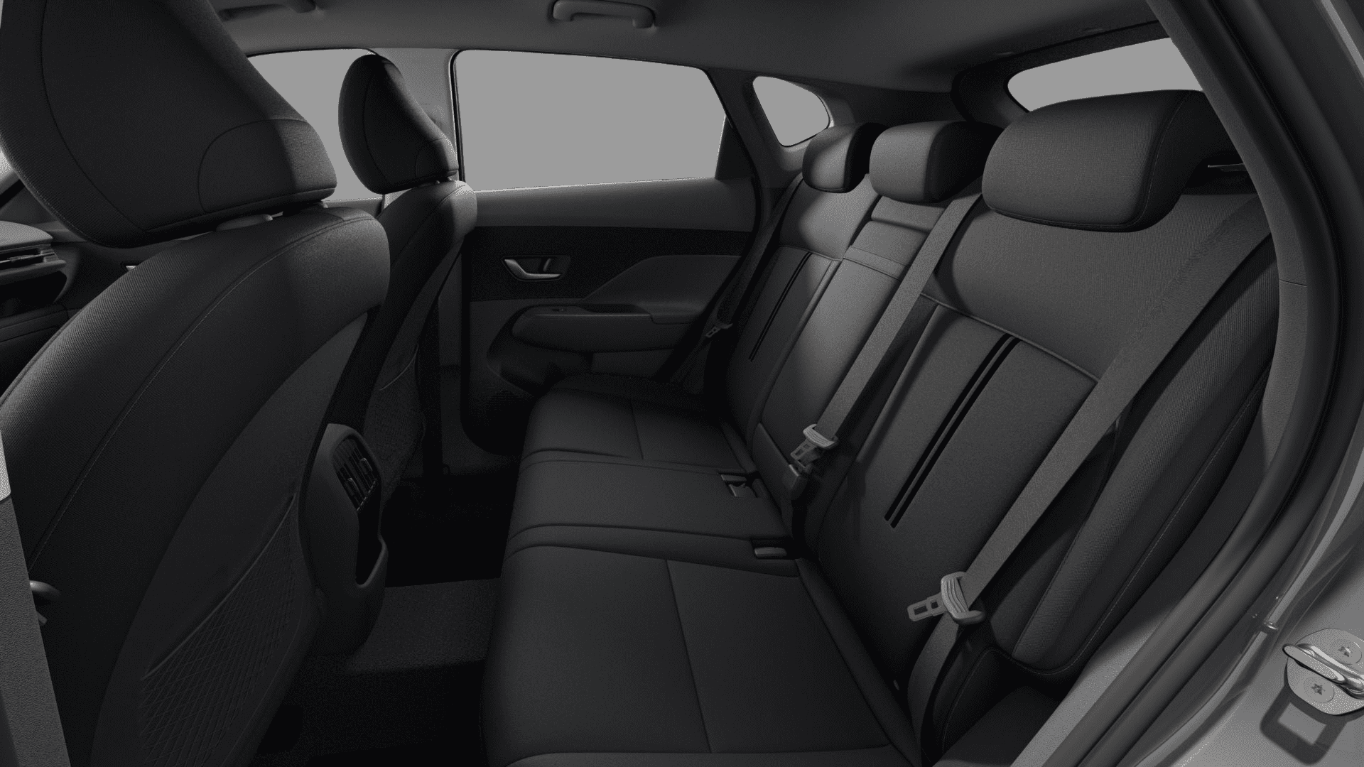 Ansicht der Rücksitze eines Hyundai Kona