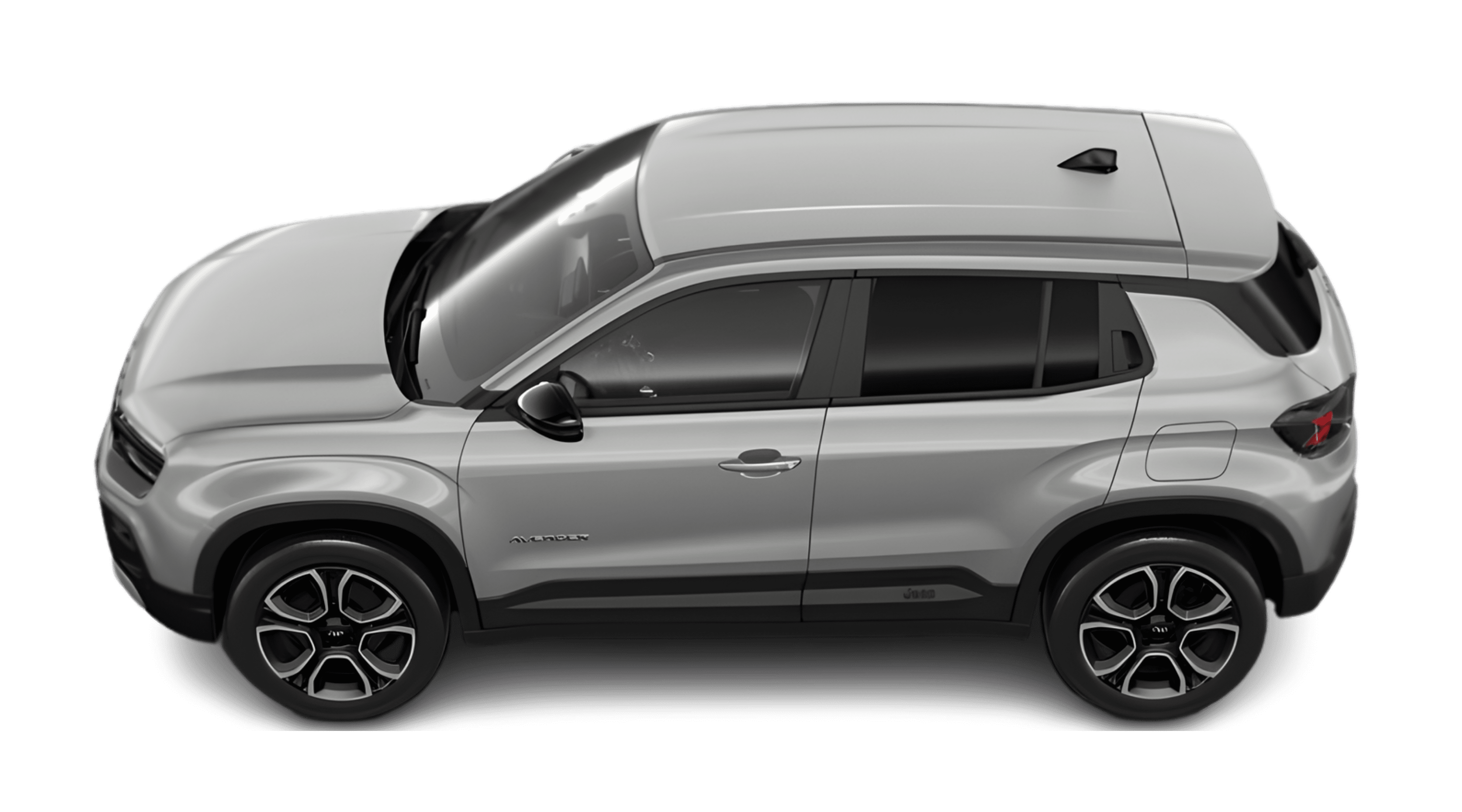 Seitenansicht eines Jeep Avenger